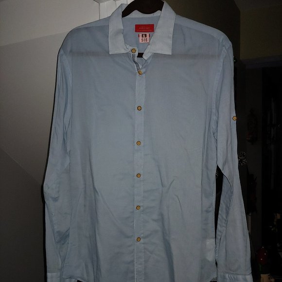 Zara Mens L Soft Cotton Dress Shirt - Picture 6 of 8